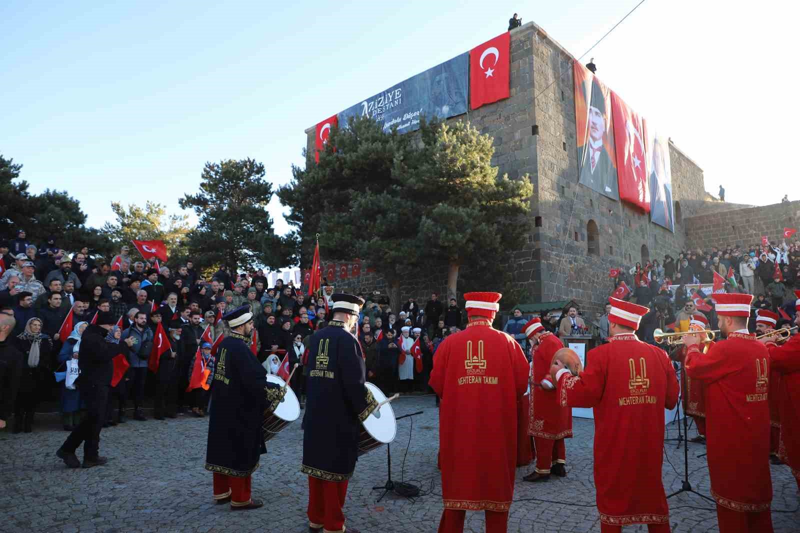 Atatürk Üniversitesi ailesi, Aziziye Destanının 147. yıl dönümünde ecdadını andı
