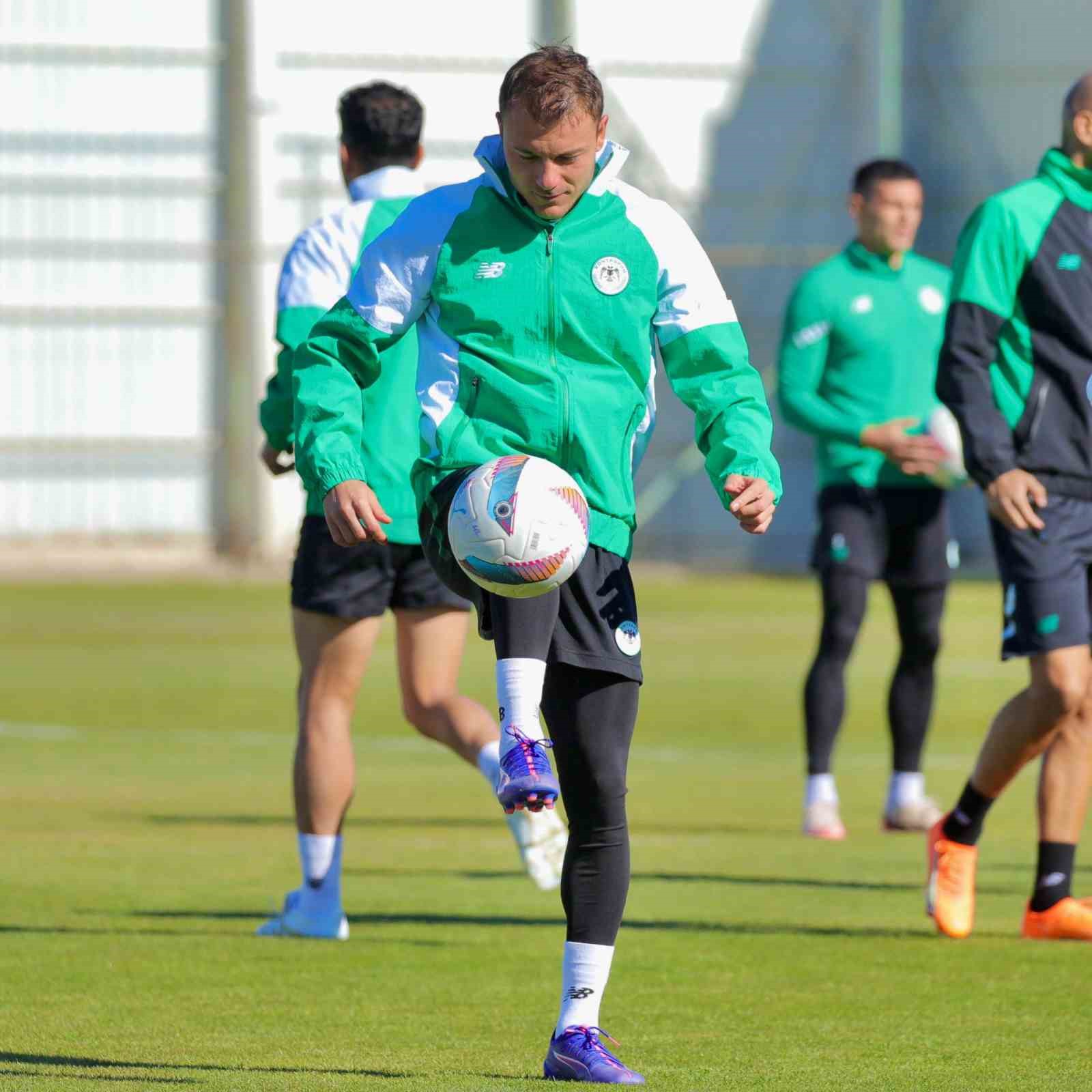 Konyaspor’da Göztepe maçı hazırlıkları tamamlandı
