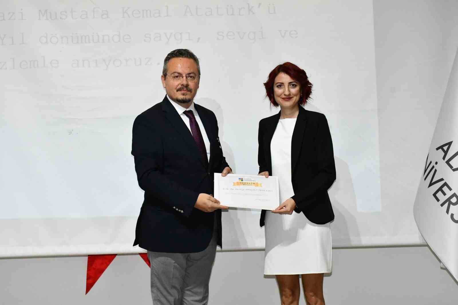 Alanya Üniversitesi’nde 10 Kasım Atatürk’ü anma töreni
