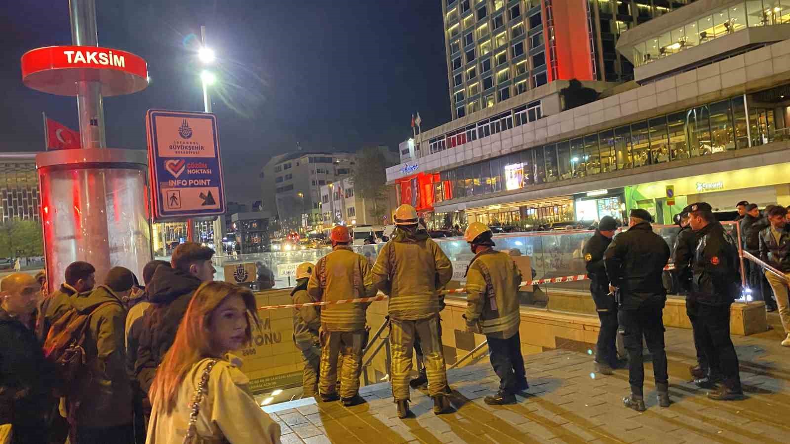 Seyrantepe-Hacıosman Metro Hattı’nın Taksim durağında intihar
