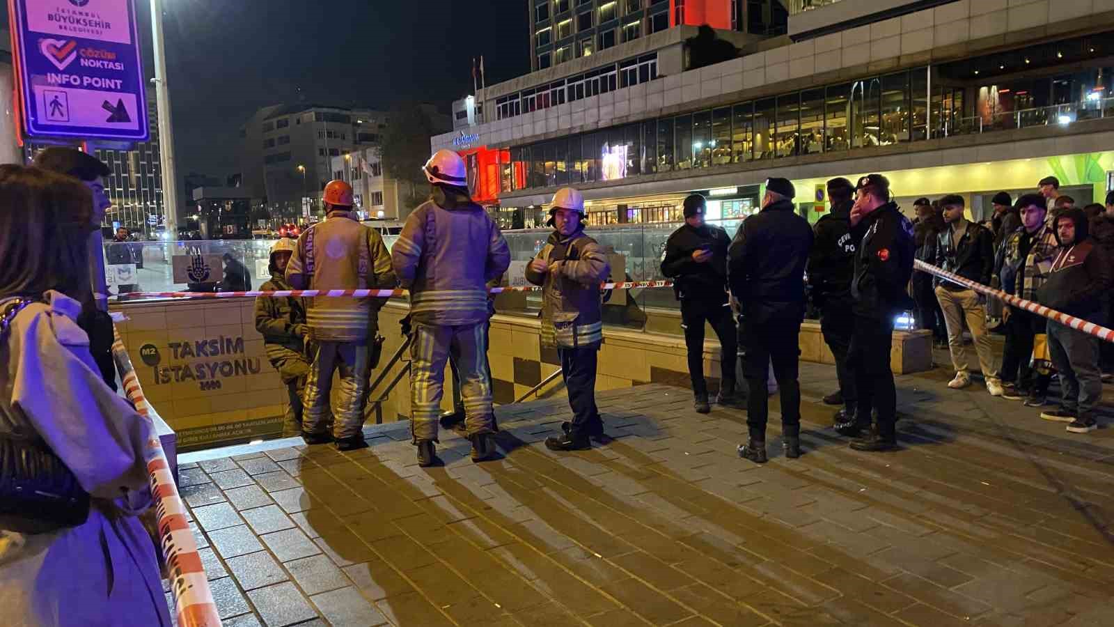 Seyrantepe-Hacıosman Metro Hattı’nın Taksim durağında intihar
