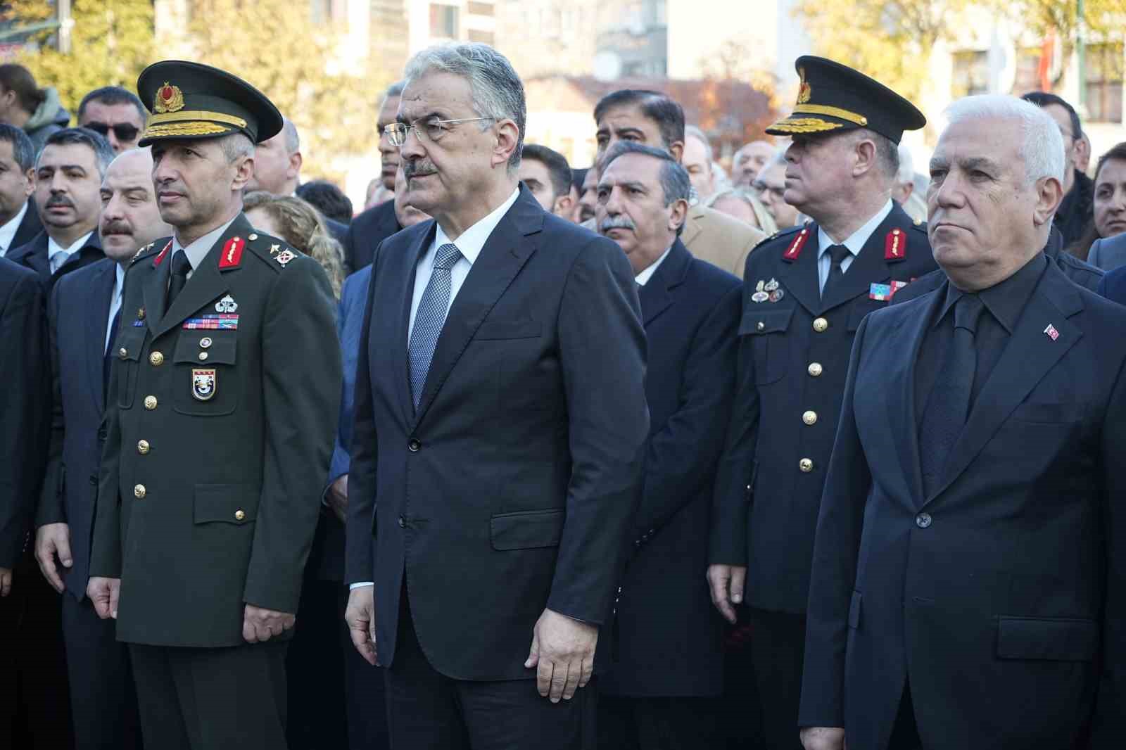 Atatürk, ebediyete intikalinin 86. yıl dönümünde Bursa’da anıldı
