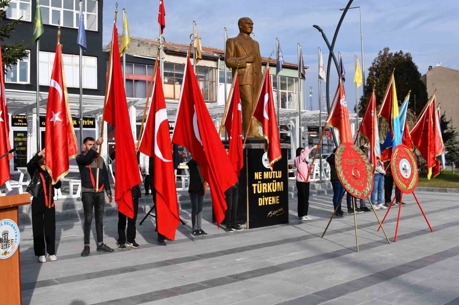 Atatürk Tomarza’da anıldı
