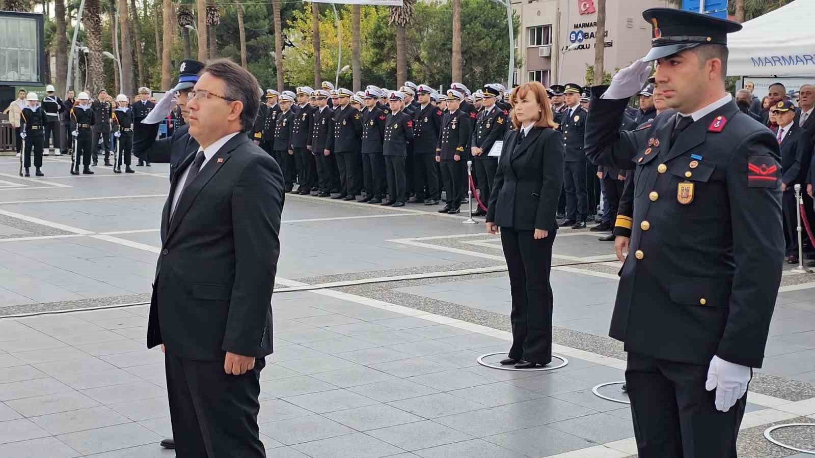 Marmaris 10 Kasım Atatürk’ü anma töreni
