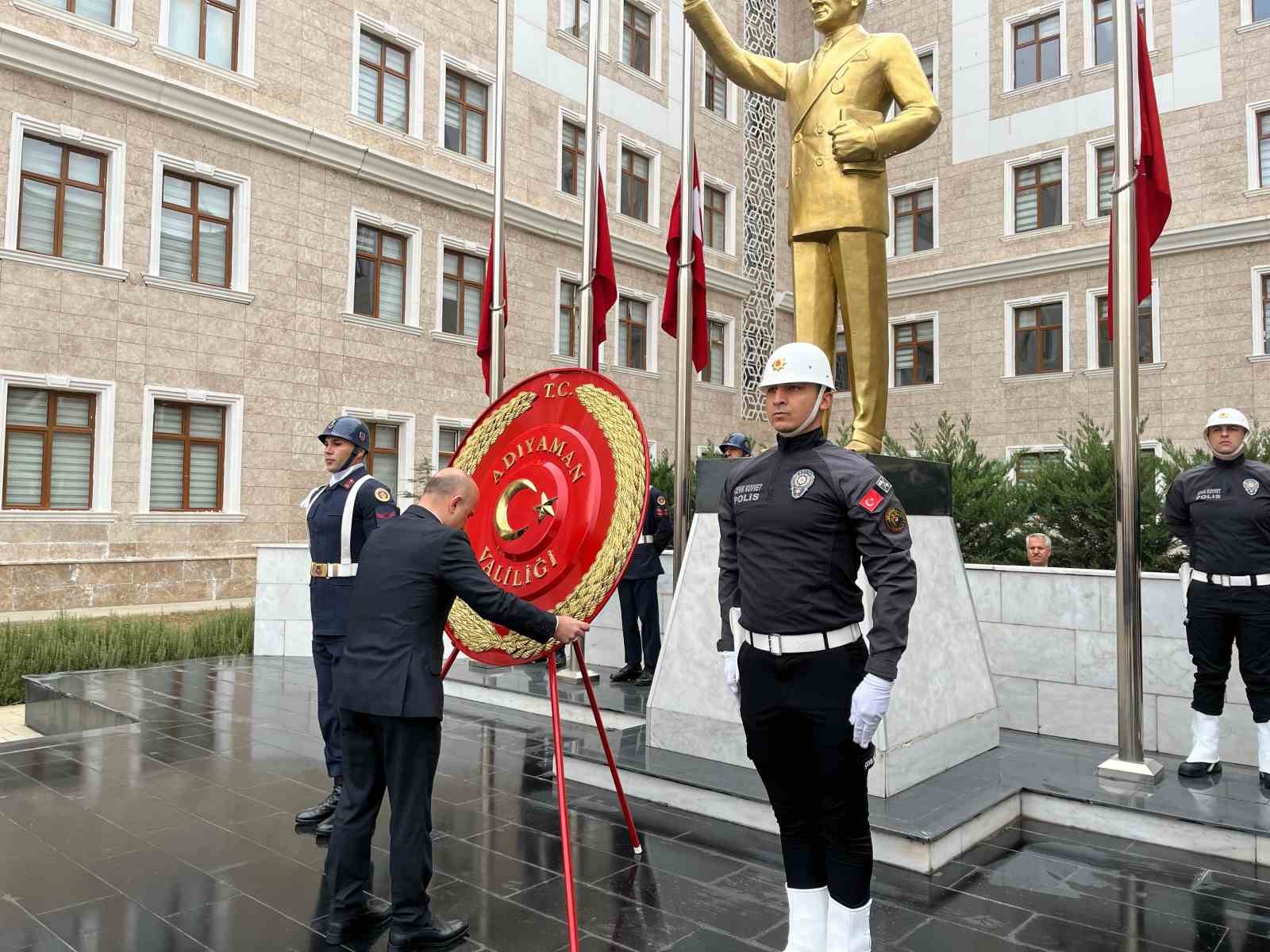 Adıyaman’da 10 Kasım anma töreni
