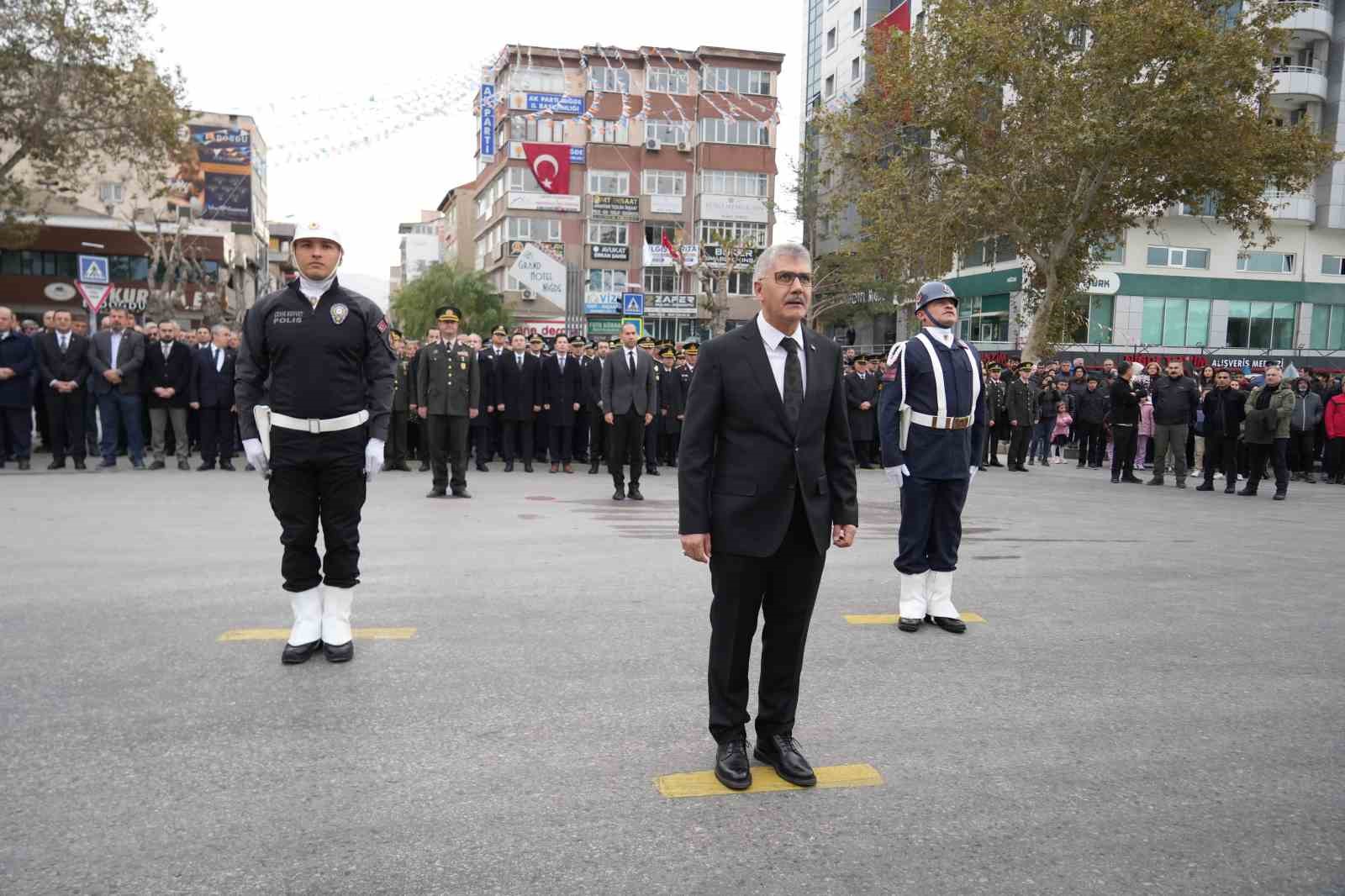 Niğde’de 10 Kasım Atatürk’ü Anma Töreni düzenlendi
