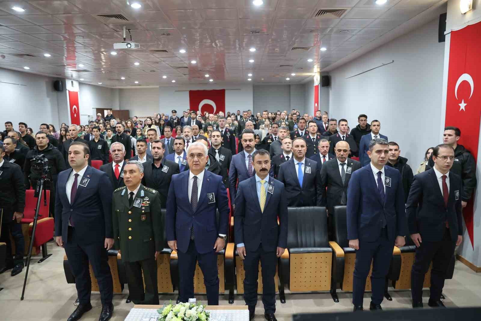 Muş’ta 10 Kasım Atatürk’ü anma programı
