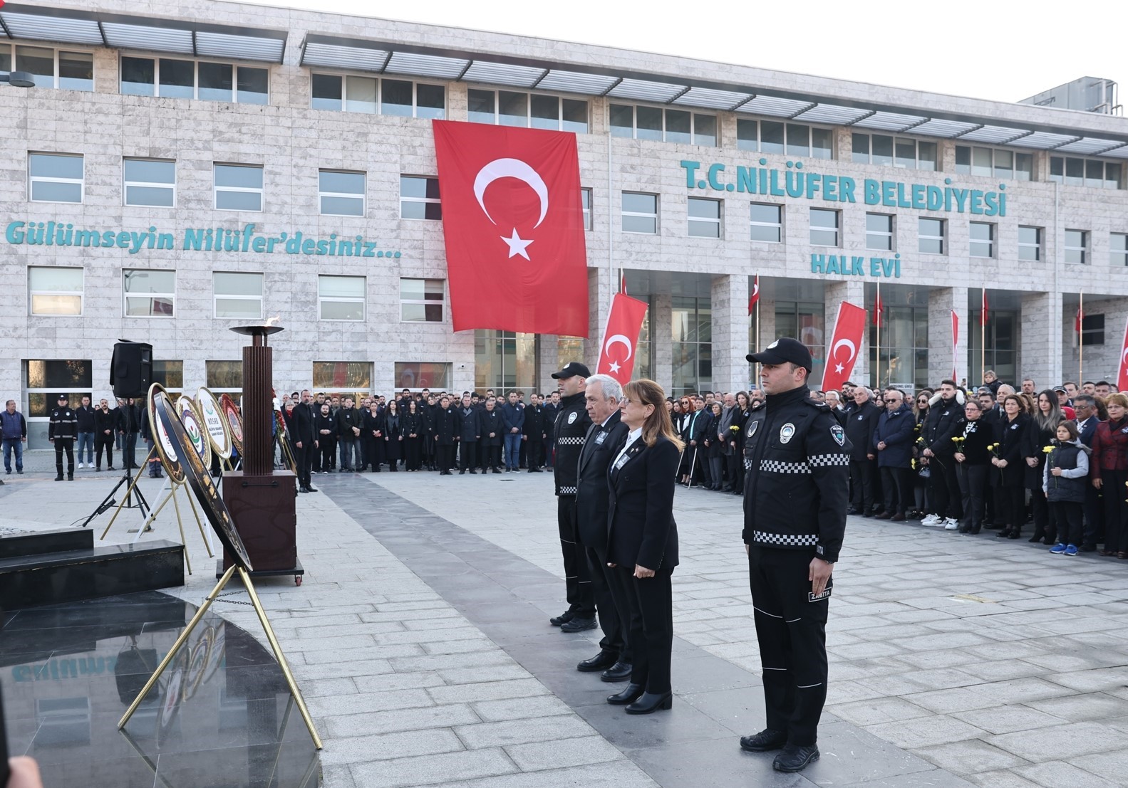 Nilüfer’de Ulu Önder Atatürk özlemle anıldı
