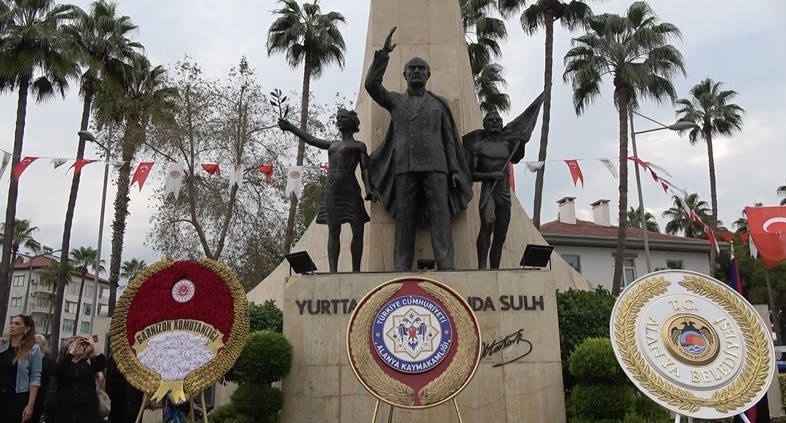 Atatürk, Alanya’da da anıldı
