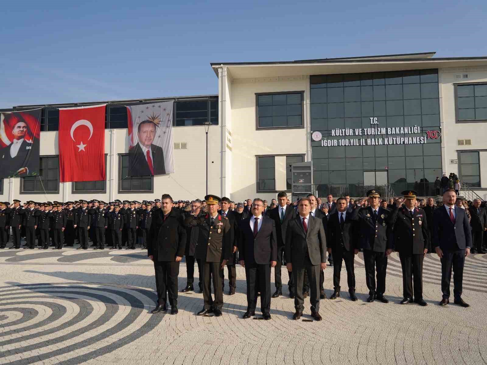 Iğdır’da 10 Kasım Atatürk’ü anma töreni düzenlendi
