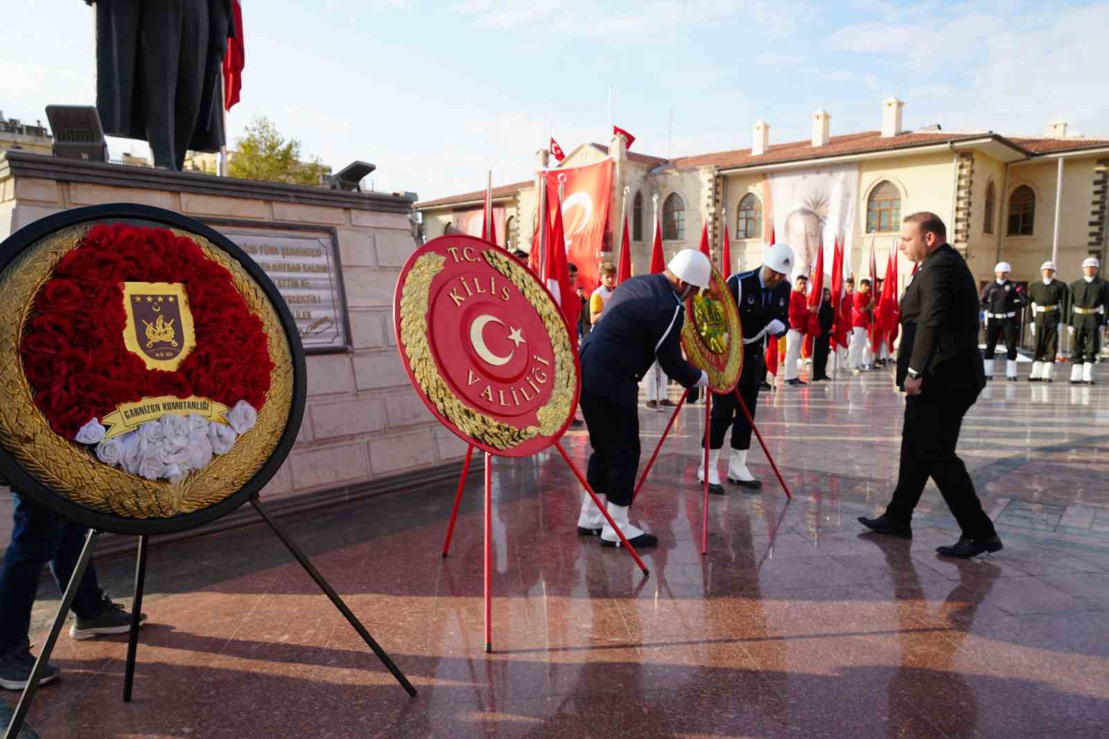 Sınır kent Kilis’te 10 Kasım töreni
