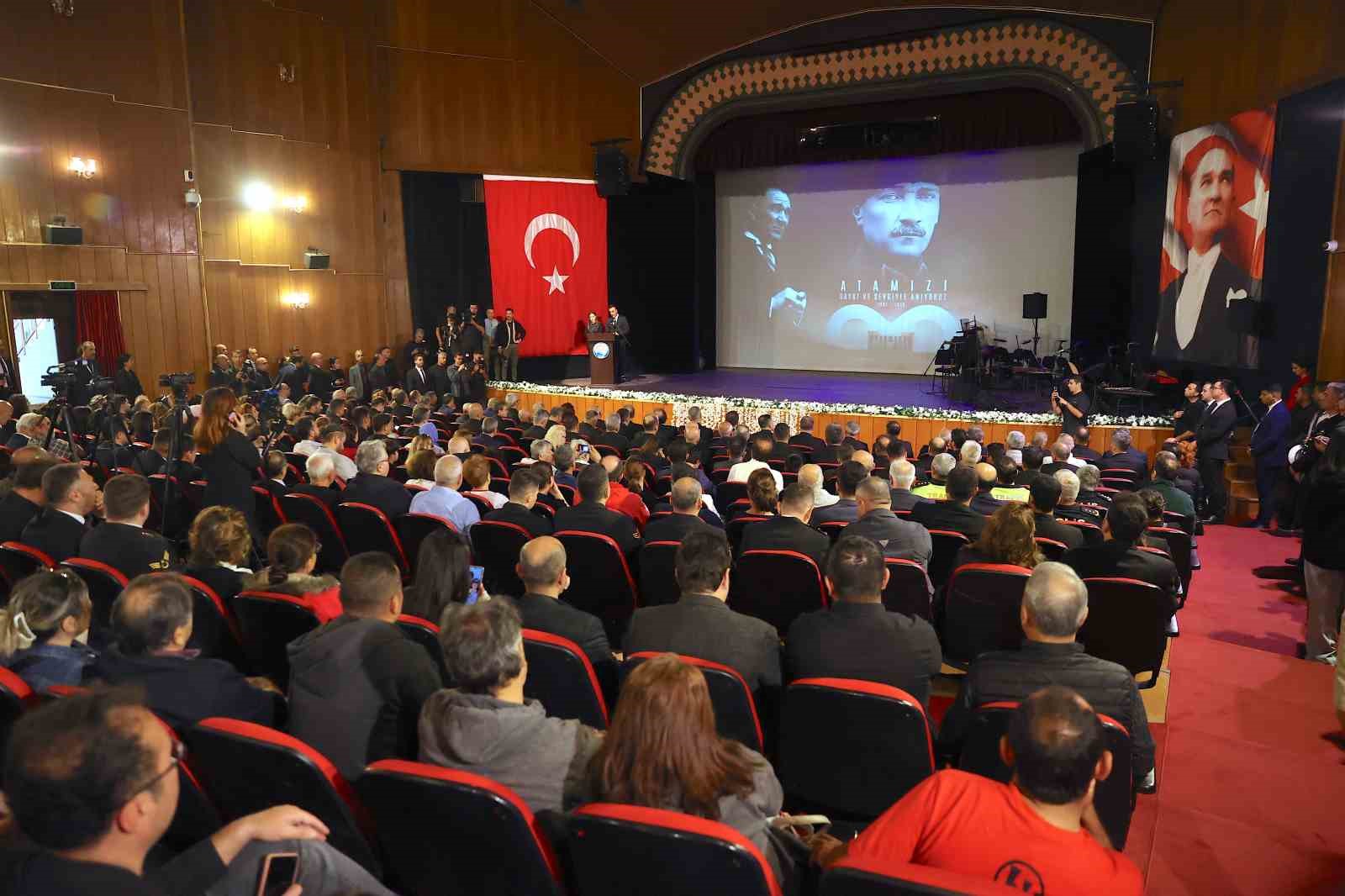 Atatürk, ölümünün 86. yılında Mersin’de anıldı
