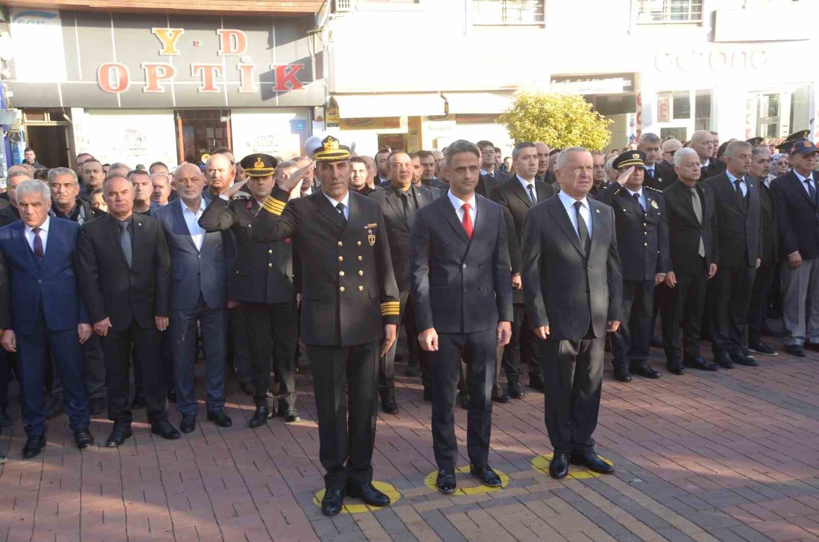 86. yılda Gazi Mustafa Kemal Atatürk Çaycuma’da anıldı
