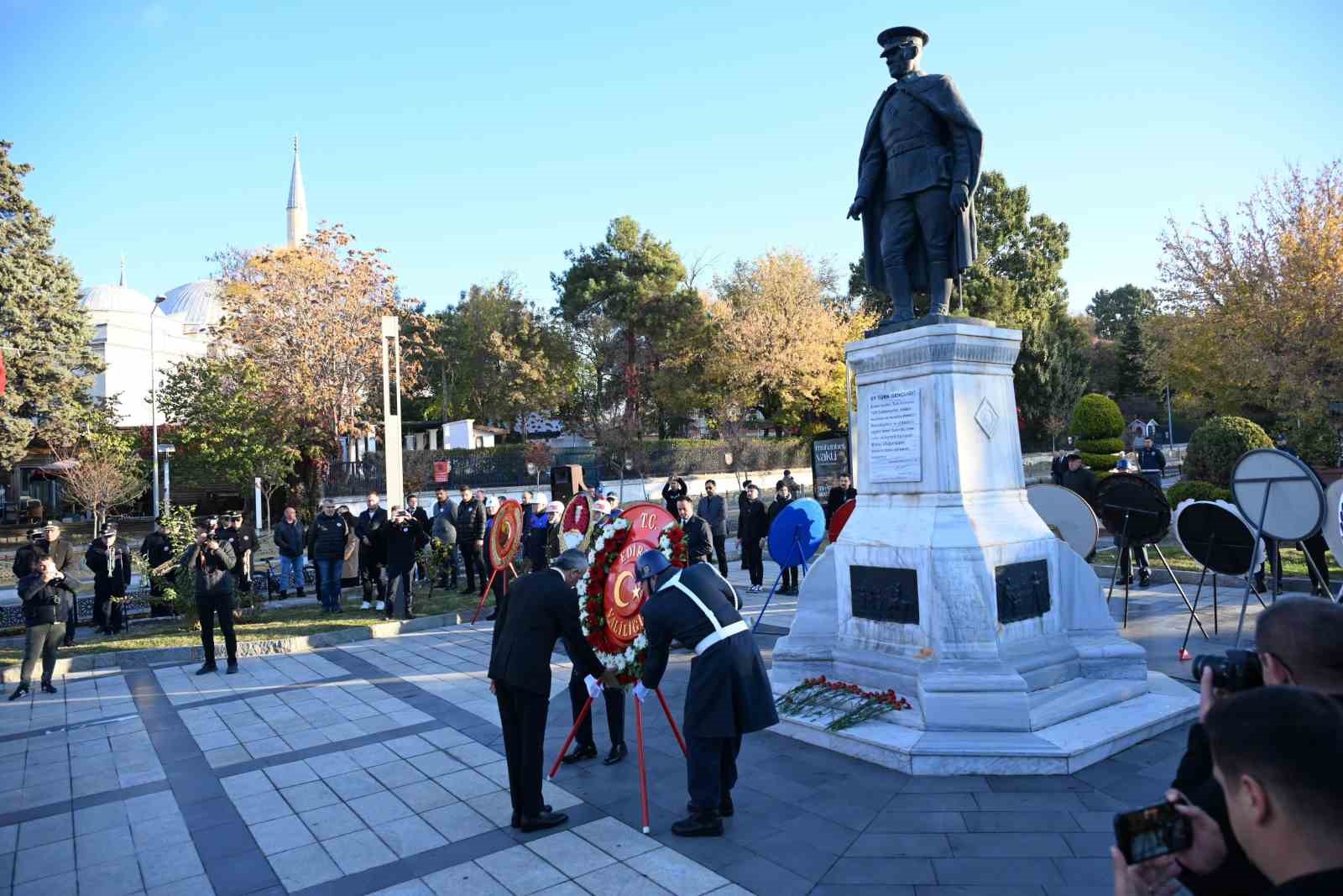 Edirne’de 10 Kasım Atatürk’ü Anma Günü etkinlikleri
