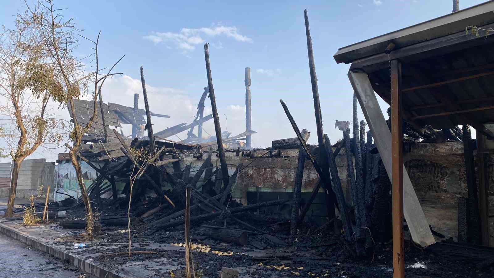 Diyarbakır’da bir kafe alevlere böyle teslim oldu
