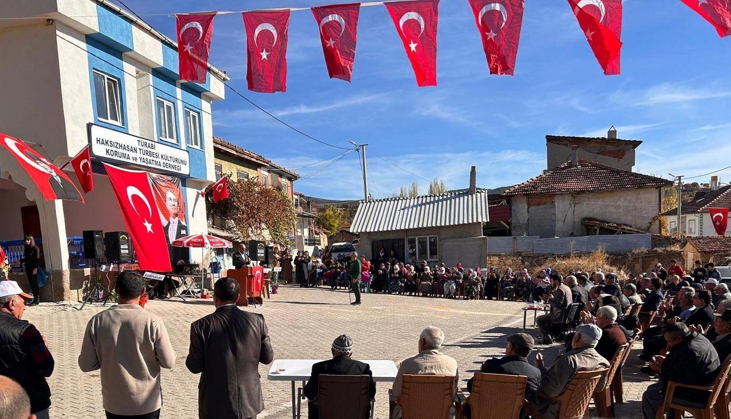 Turabi Haksız Hasan Türbesi Kültürünü Koruma ve Yaşatma Derneği açılışı
