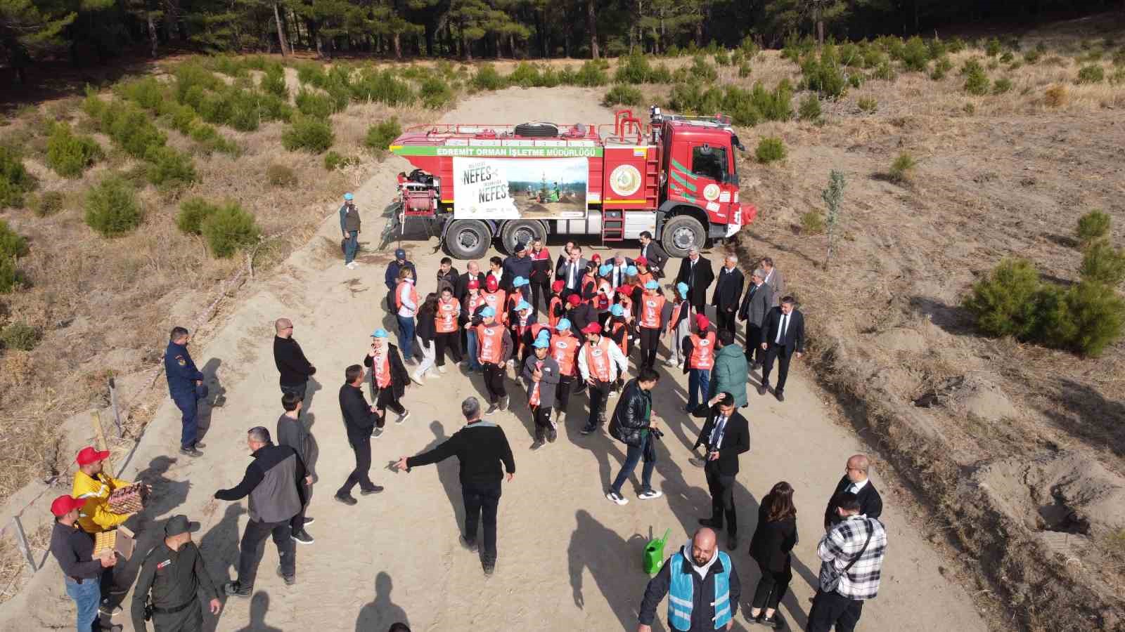 Kazdağları’nda Mili Ağaçlandırma Günü’nde fidanlar toprak ile buluştu
