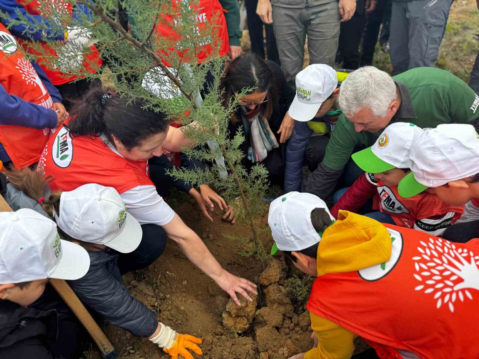 Yalova’da 3 bin 200 fidan toprakla buluştu
