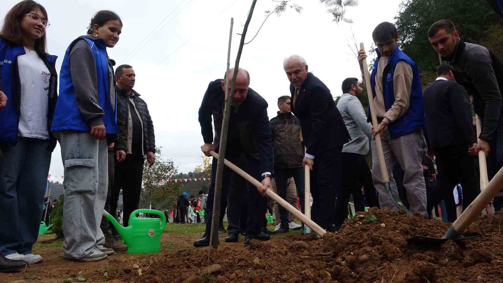 Giresun’da 1 milyon ağaç toprakla buluşacak
