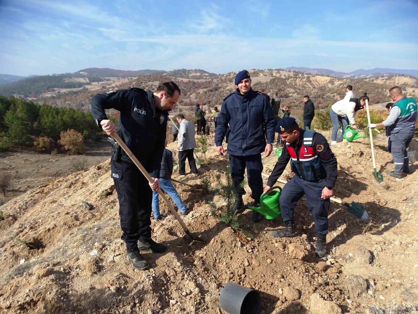 Hisarcık’ta 120 fidan dikildi
