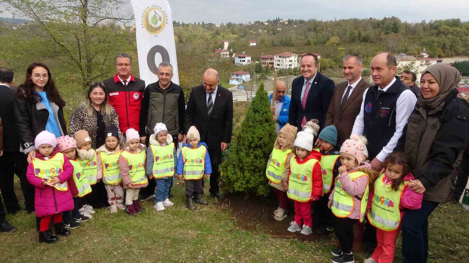 Ordu’da yaklaşık 5 bin fidan toprakla buluşturuldu
