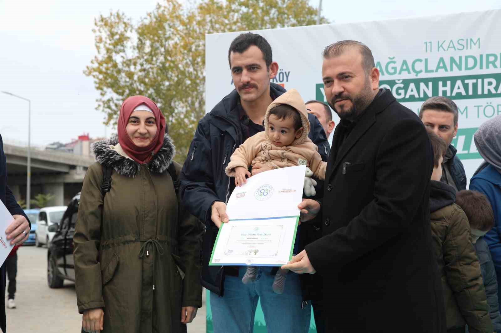 Arnavutköy’de doğan her çocuk için bir ağaç yetişecek
