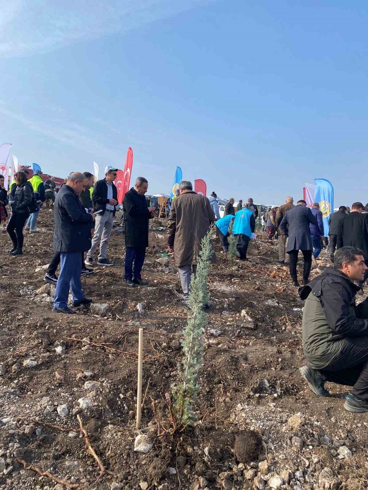 Karesi AK Parti İlçe kongre sonrası fidanlar toprakla buluştu
