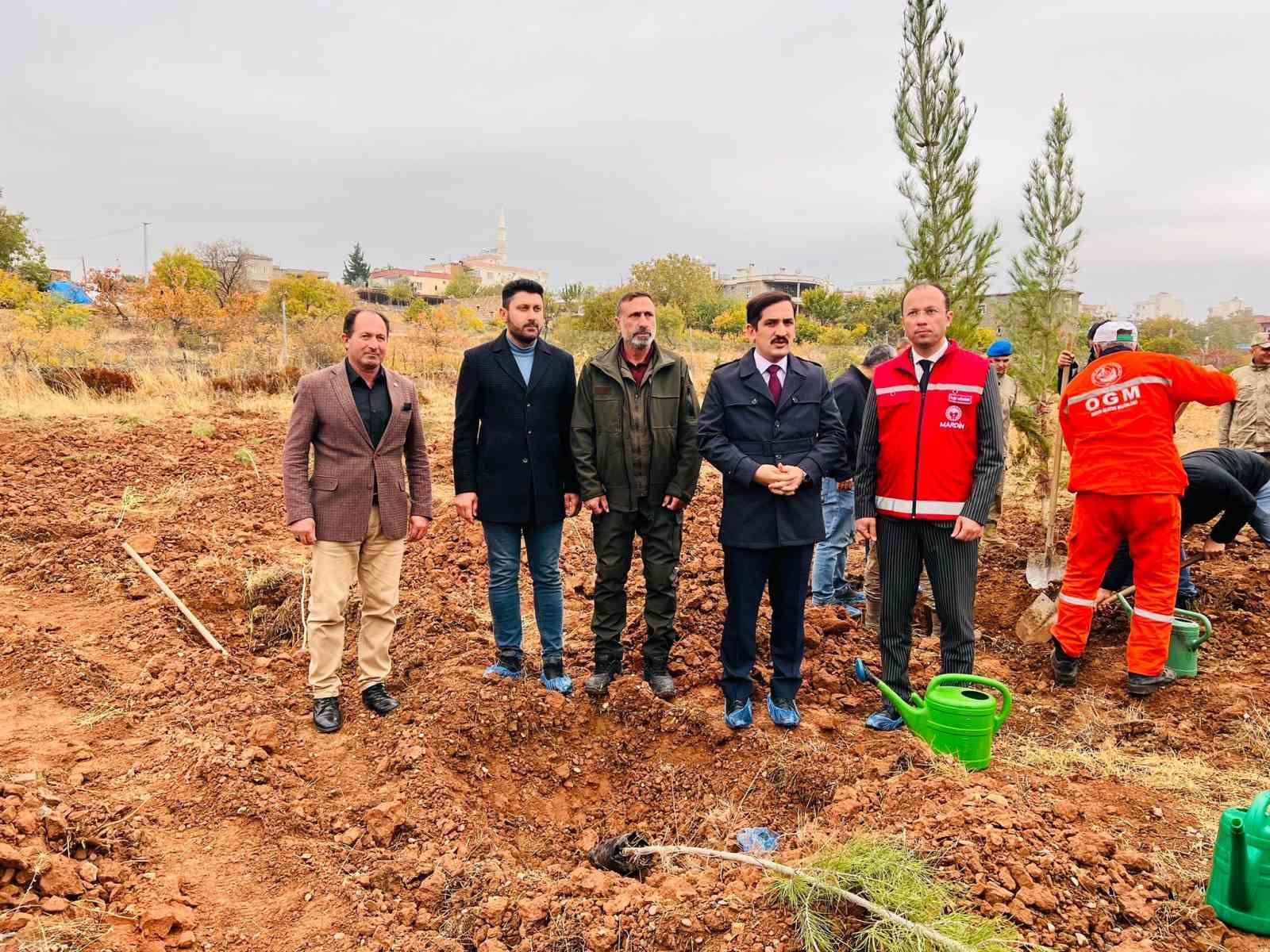 Geleceğe kök salacak fidanlar toprakla buluşturuldu
