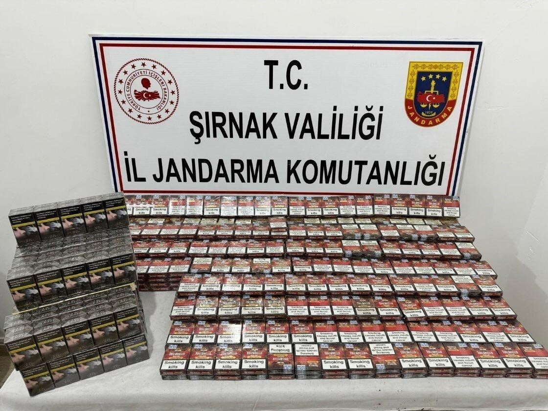 Şırnak’ta jandarma ekiplerinden kaçakçılık operasyonu
