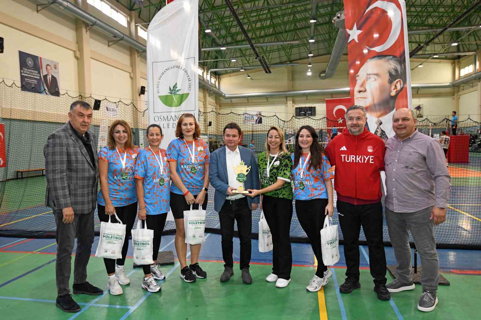 Türkiye Veteran Voleybol Turnuvası’nda şampiyonlar belli oldu
