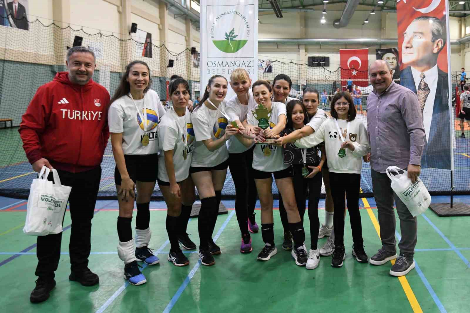 Türkiye Veteran Voleybol Turnuvası’nda şampiyonlar belli oldu
