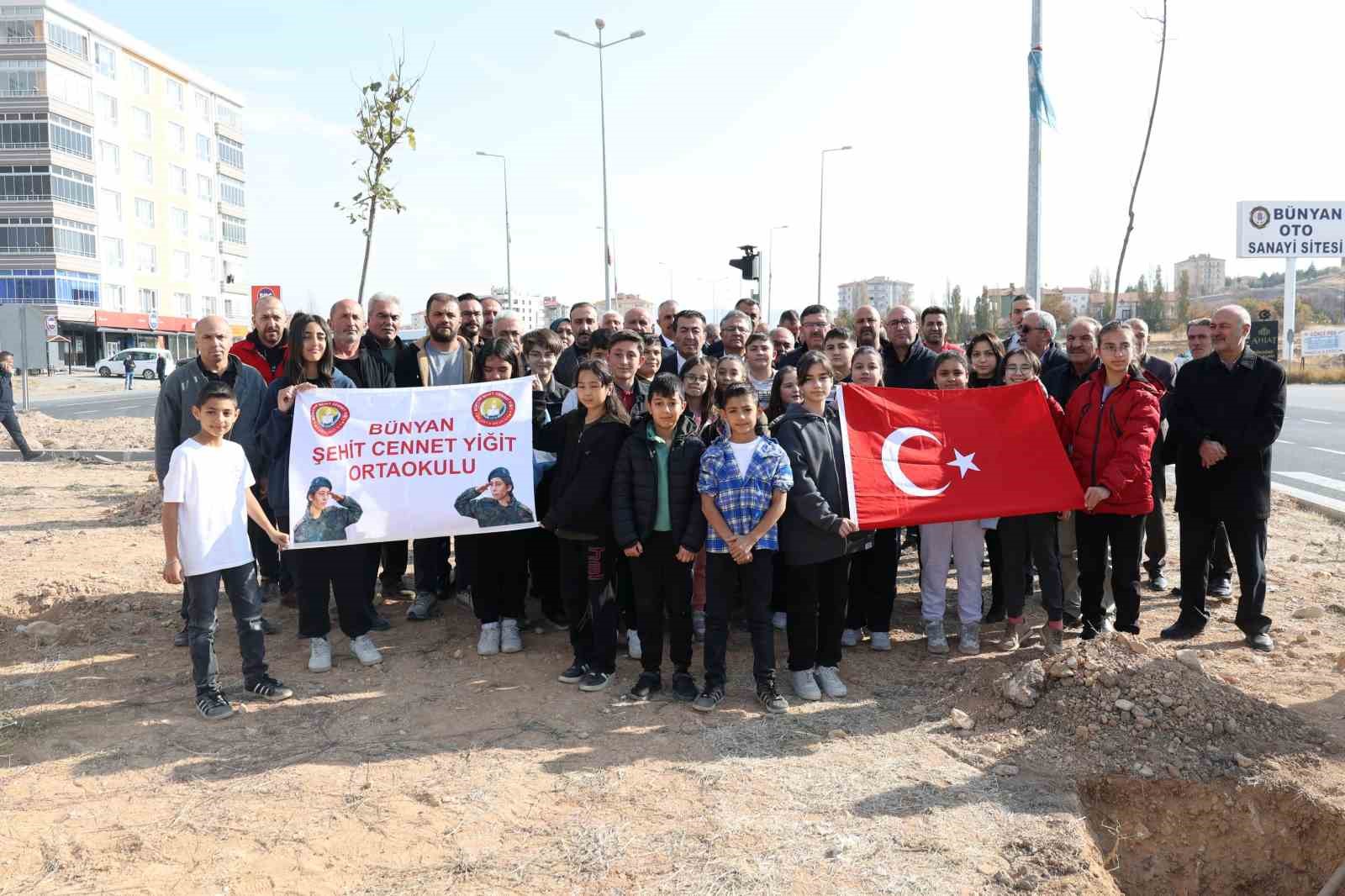 Bünyan’da fidan dikim etkinliği düzenlendi
