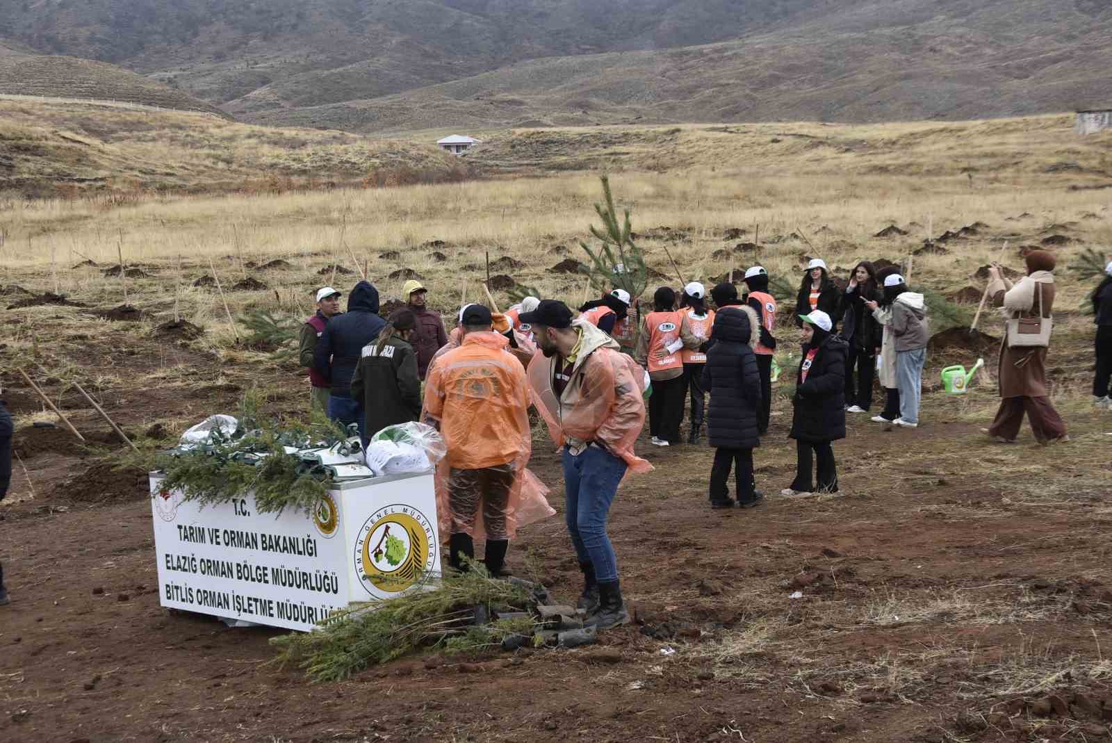 Bitlis’te bin adet fidan dikildi
