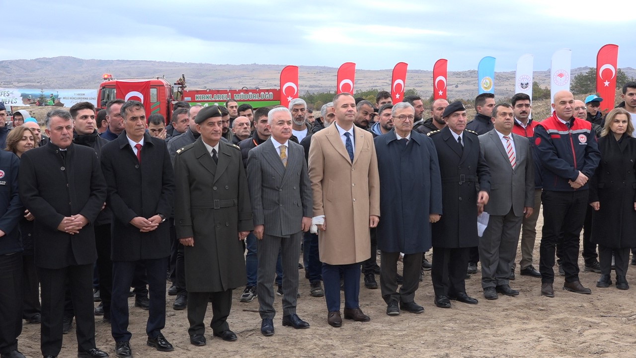 Kırklareli’nde 20 bin fidan toprakla buluştu
