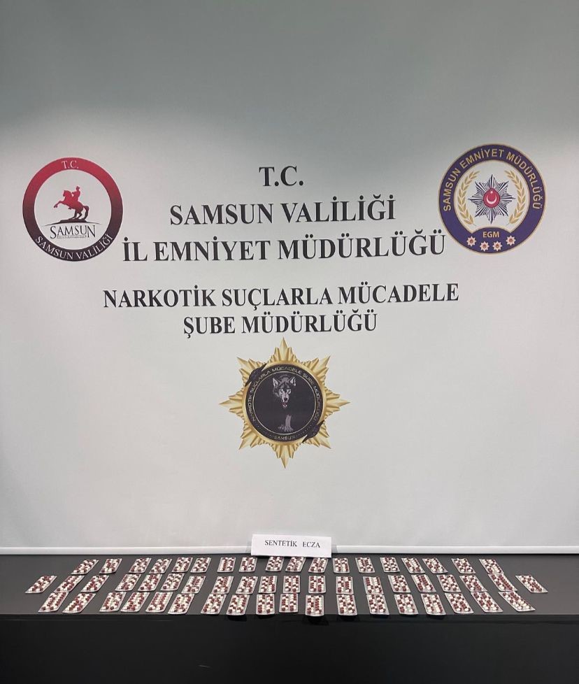 Samsun’da uyuşturucu ve silah operasyonu: 4  gözaltı
