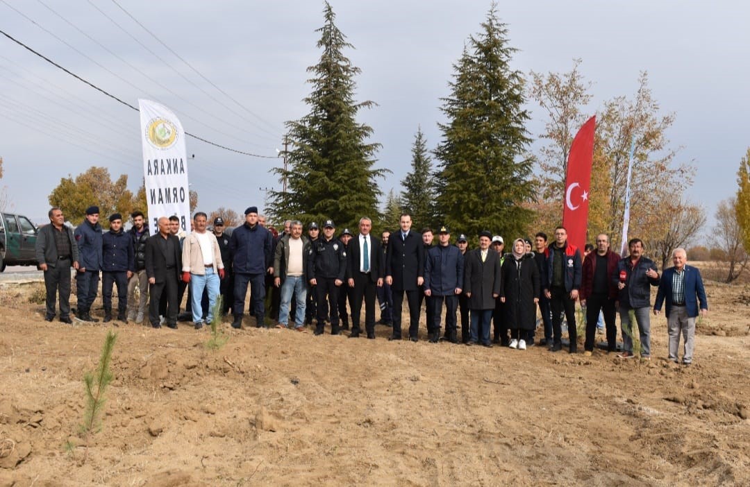 Evren’de Milli Ağaçlandırma Günü dolayısıyla fidan dikildi
