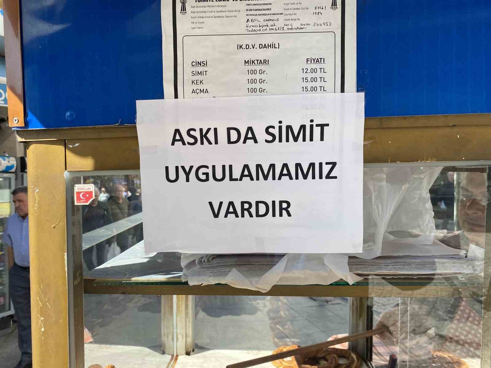 Hayırsever esnafın ihtiyaç sahipleri için başlattığı ’Askıda simit’ uygulaması suiistimal edildi
