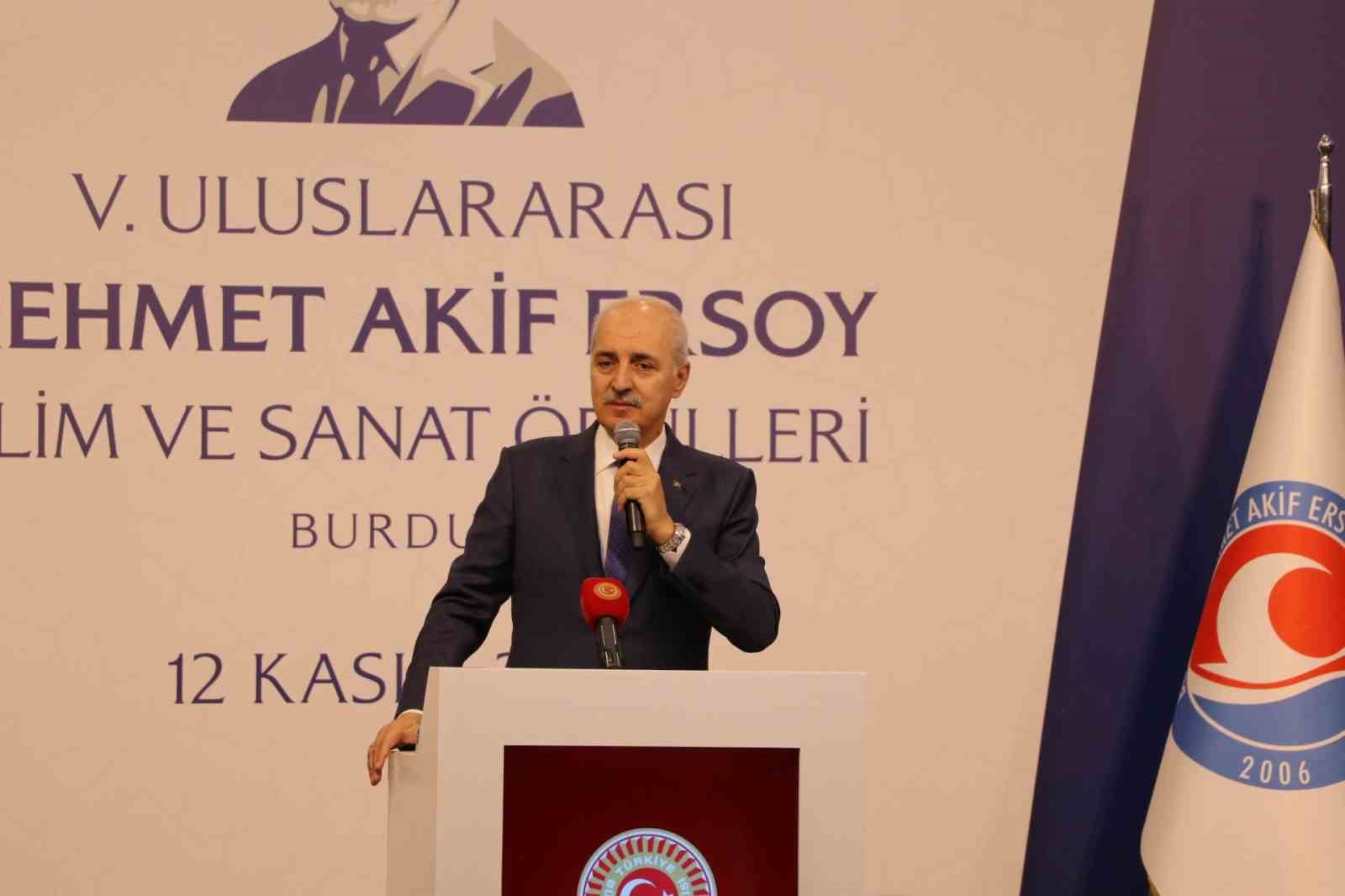 TBMM Başkanı Numan Kurtulmuş: 