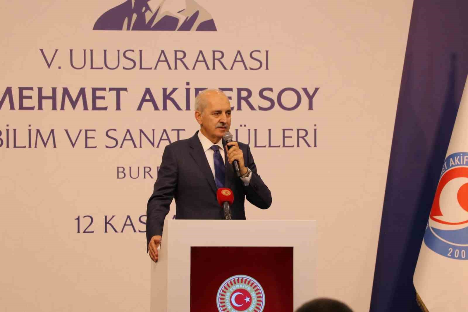 TBMM Başkanı Numan Kurtulmuş: 