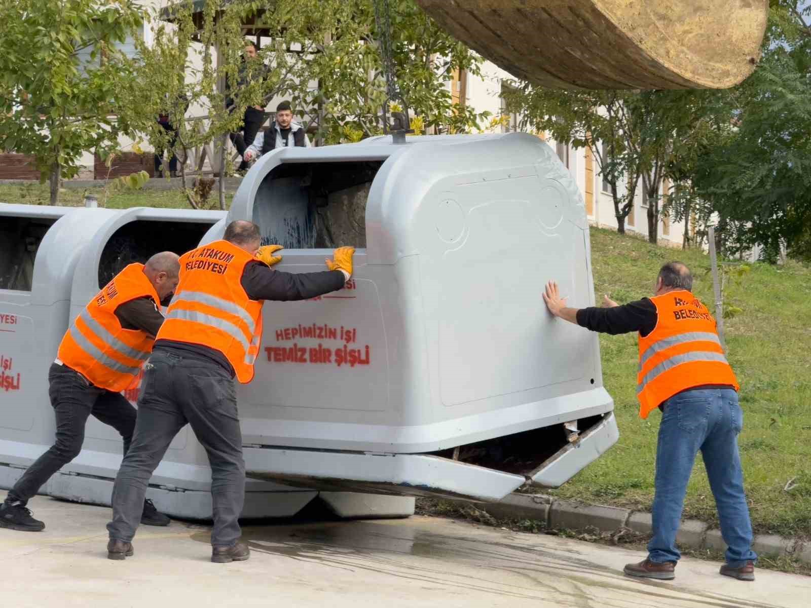 Şişli’den Atakum’a ’çöp konteyneri’ desteği
