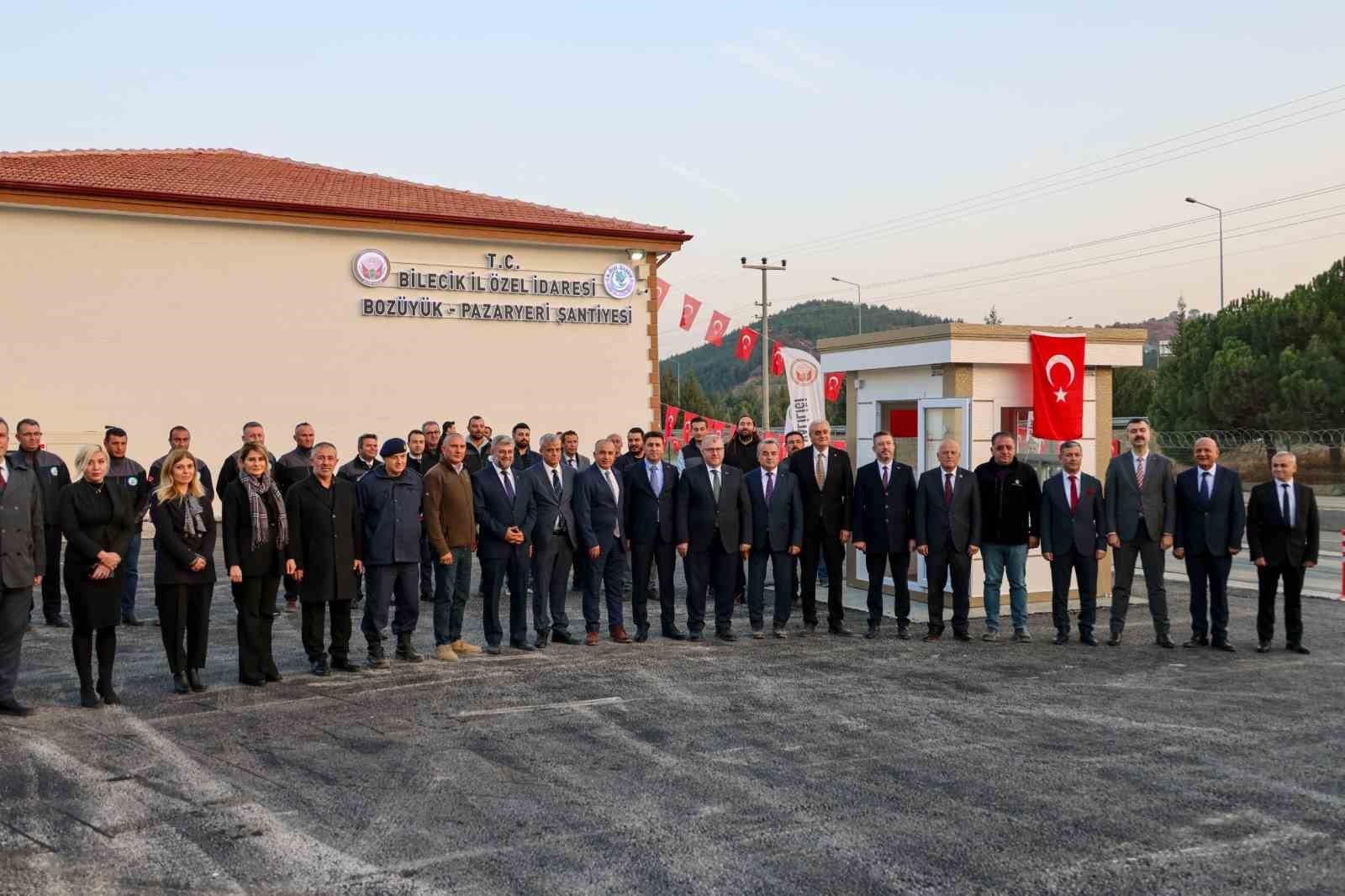 Bilecik’te yeni gümrükleme alanı hizmete açıldı
