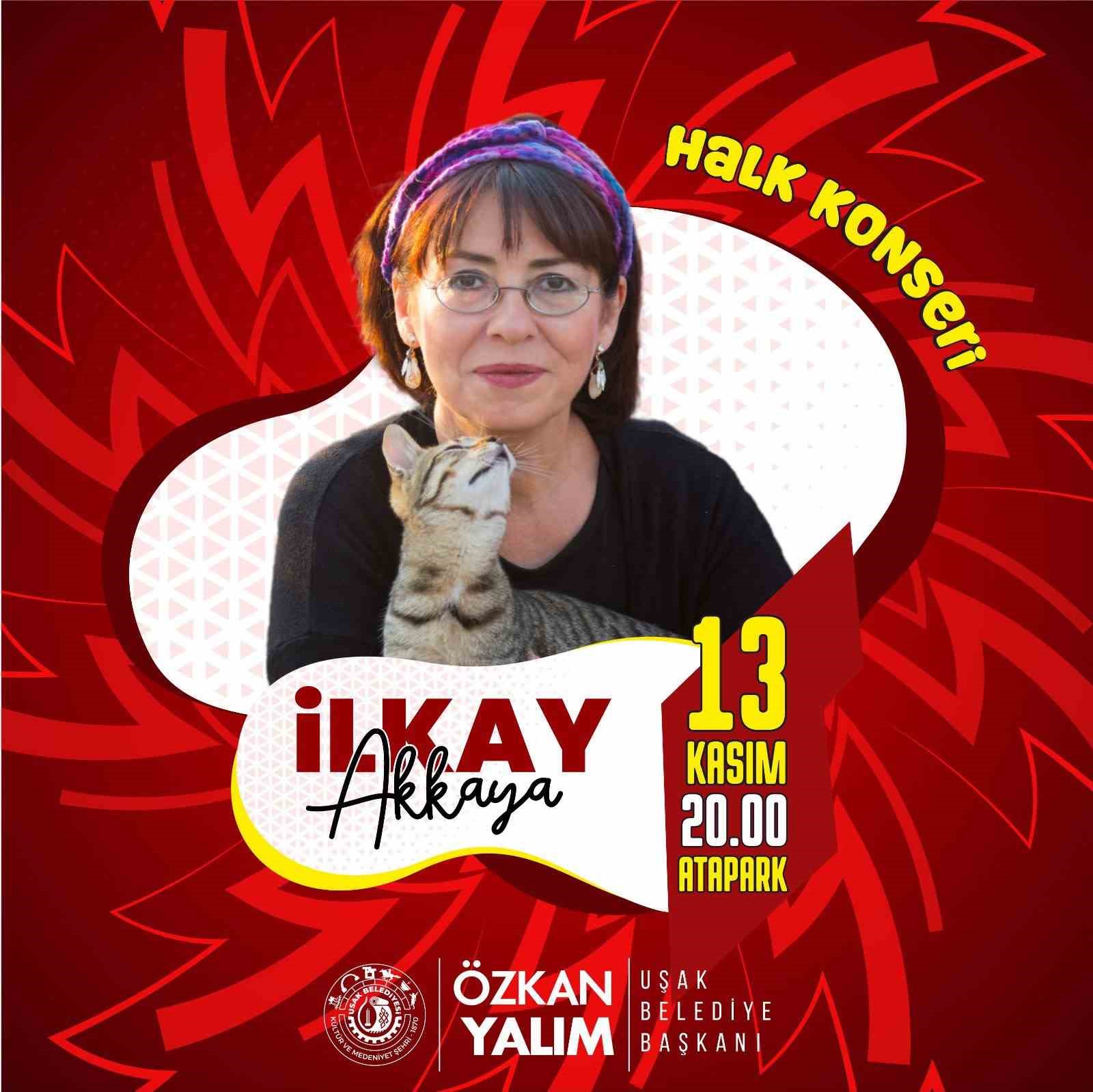 Uşak’ta halk konserleri devam ediyor
