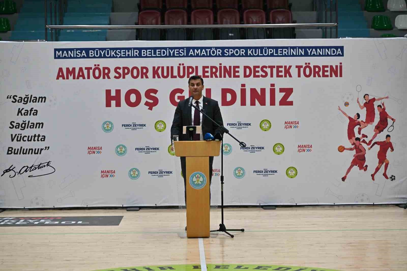 Amatör spor kulüplerine 4 milyon liralık destek
