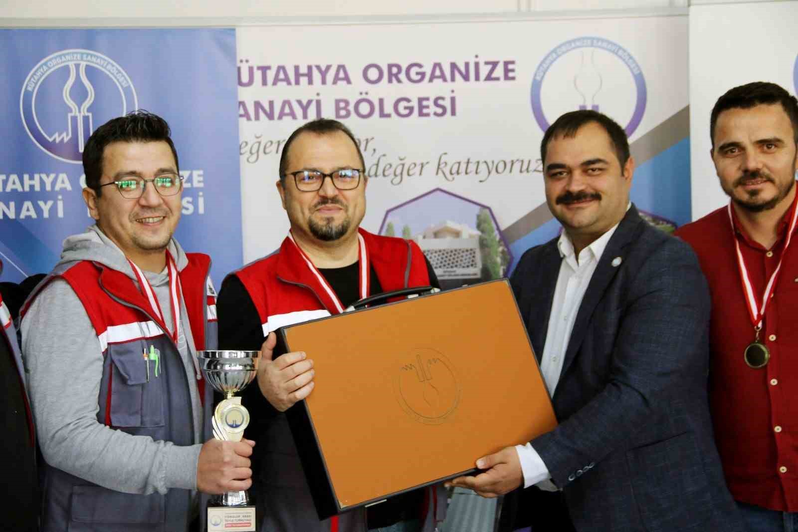 Kütahya OSB’de ’Tavla Turnuvası’nın şampiyon belli oldu
