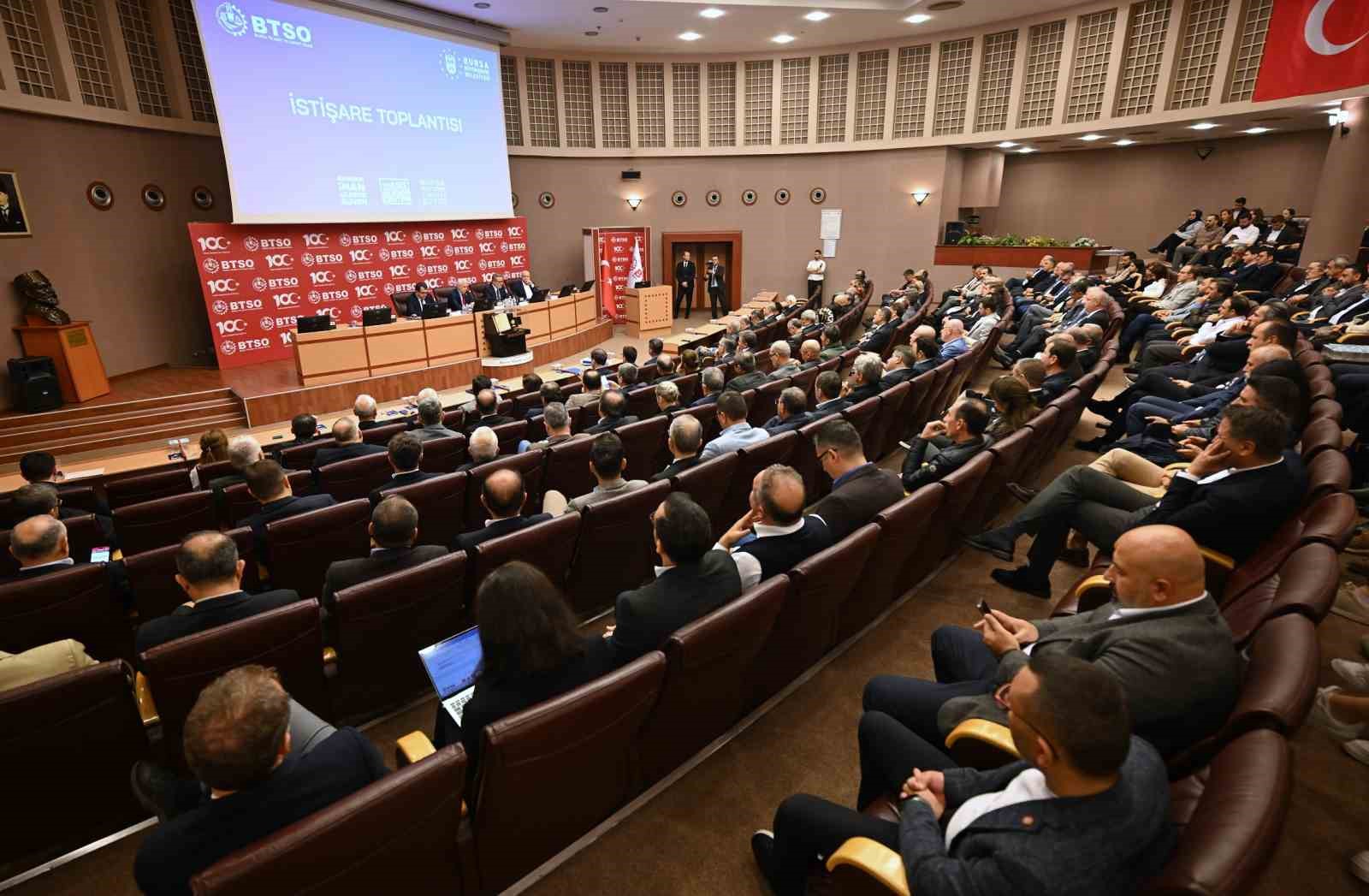 Bursa Büyükşehir Belediye Başkanı Mustafa Bozbey BTSO’nun konuğu oldu
