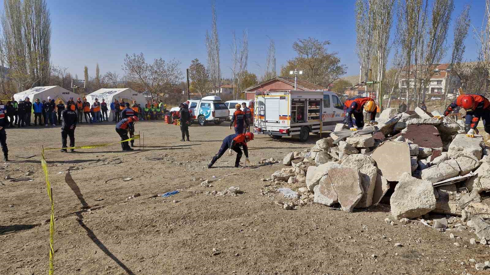 Karaman’da düzenlenen yerel saha tatbikatı gerçeğini aratmadı
