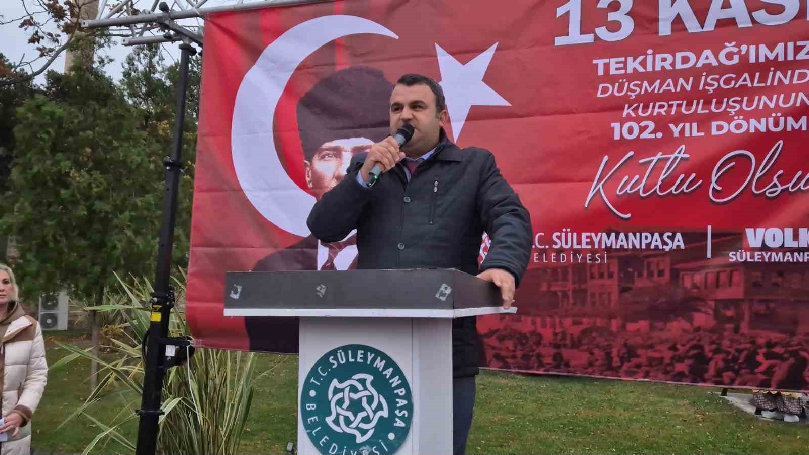 Tekirdağ’da kurtuluşun 102. yılında coşkulu yürüyüş
