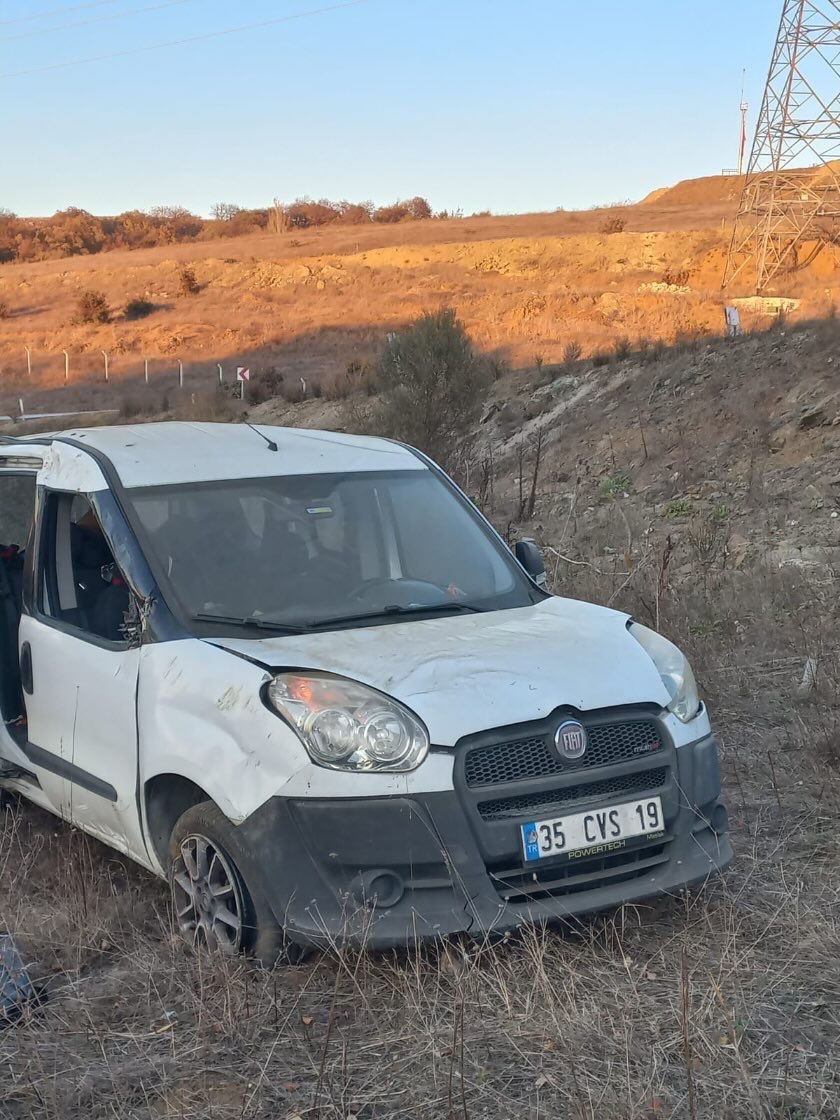 Kontrolden çıkan araç şarampole uçtu: 1 kişi yaralandı
