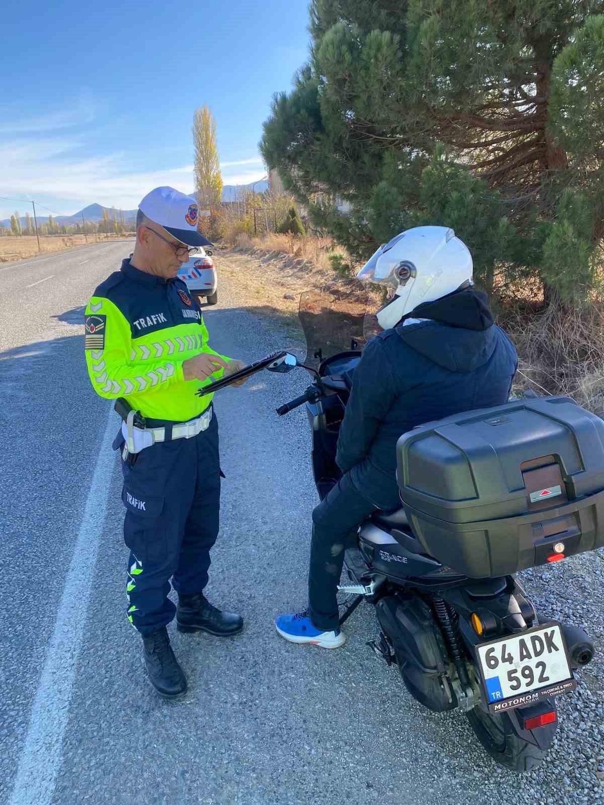 Kütahya’da motosiklet ve motorlu bisikletlere yönelik özel denetim
