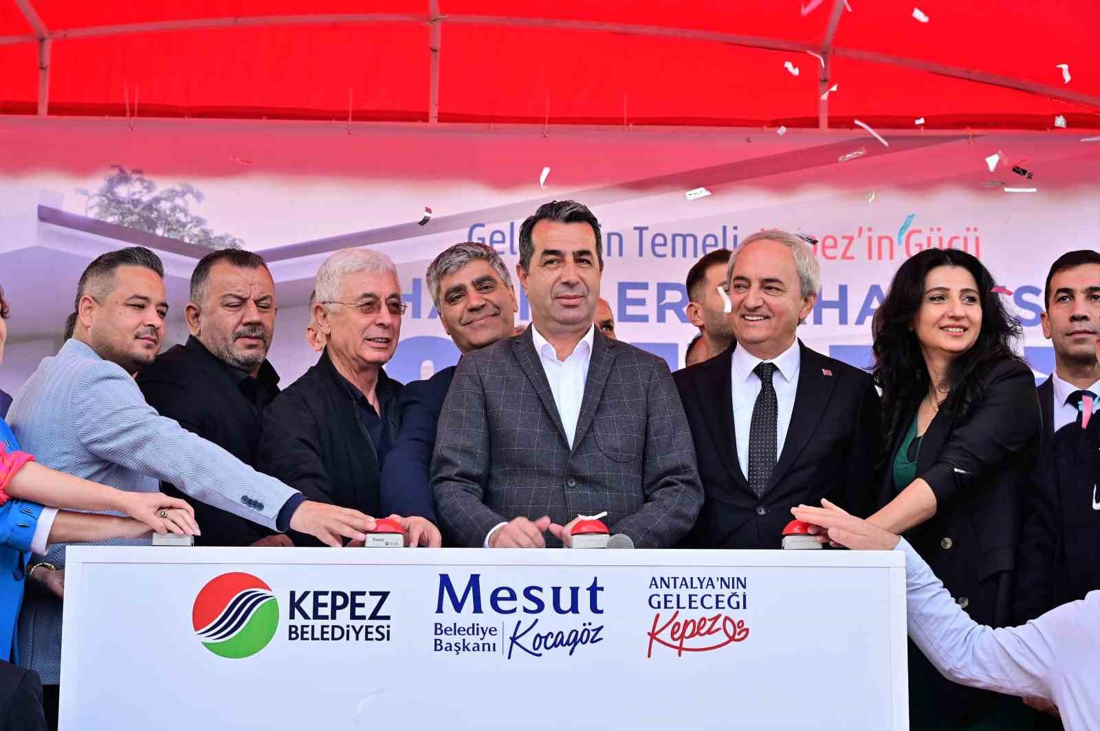 Kepez’e 38 projenin ikincisinin de temeli atıldı
